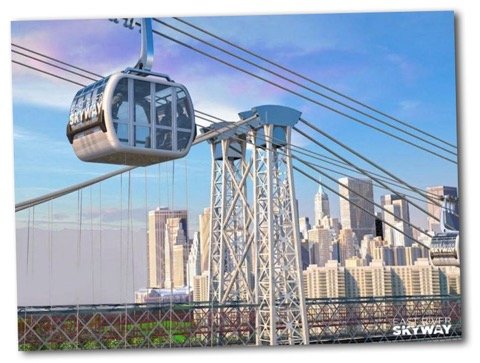 Sky Gondola: passer de Brooklyn à Manhattan en moins de quatre minutes