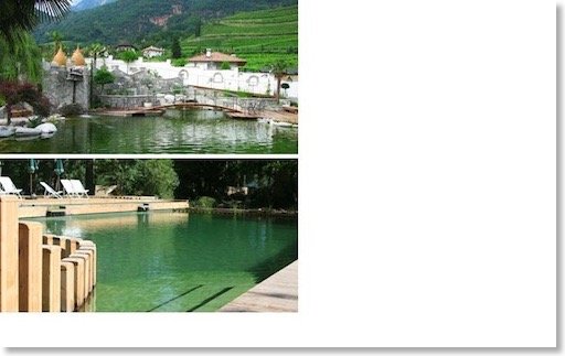Baignades paysagères et piscines naturelles d’hôtels et de sites publics