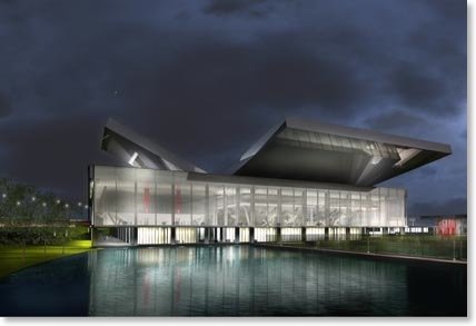 Centre olympique de tennis, Madrid, Espagne (2002-2009, en cours de construction)