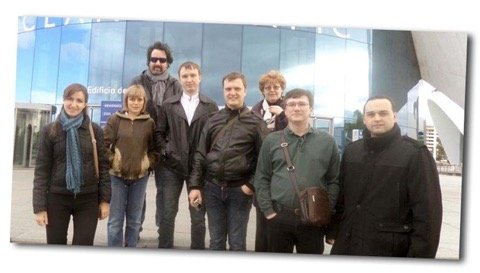 Visite à Valence de la délégation de Perm