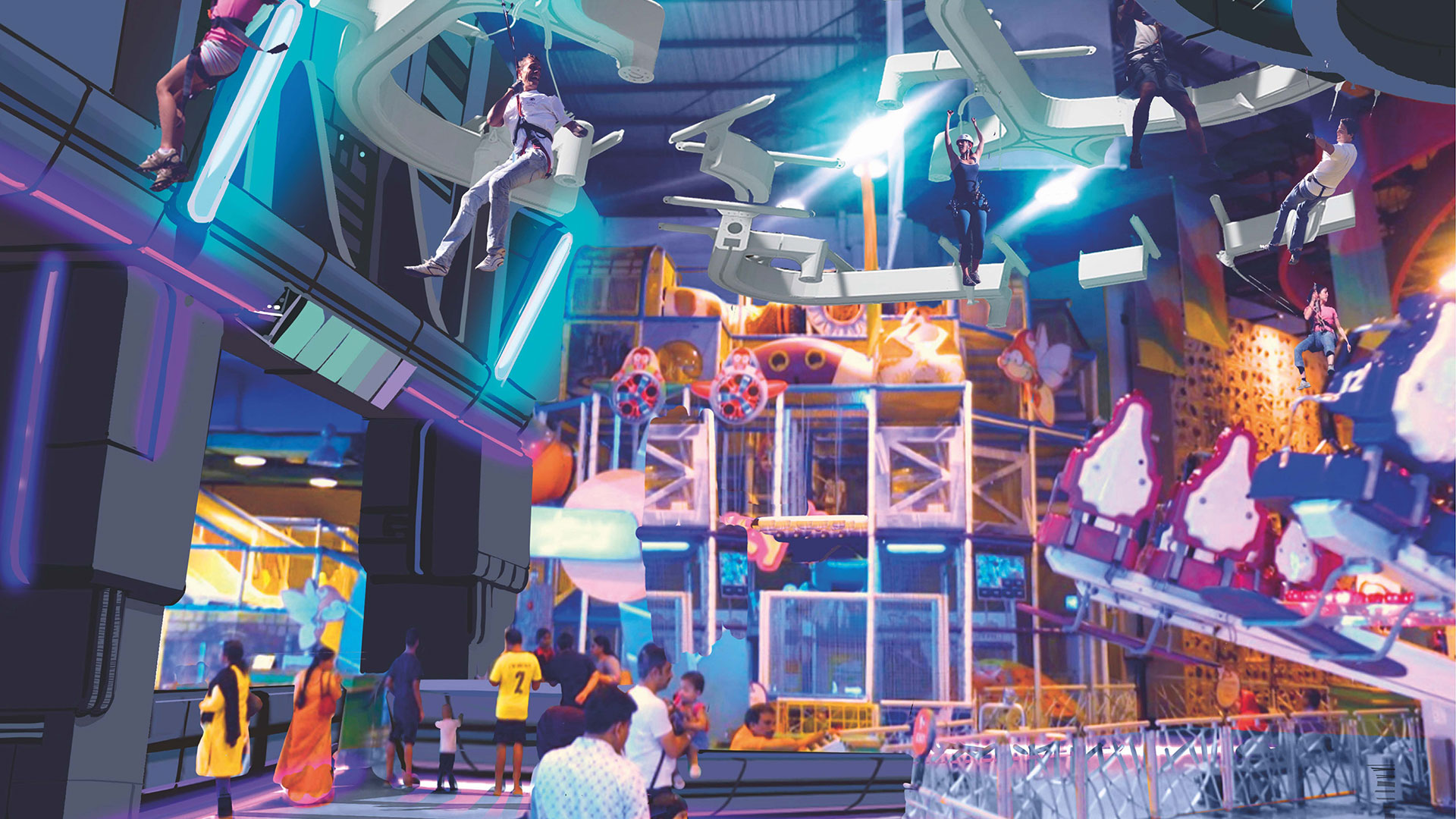 Conception d’un centre de divertissement familial : Lulu Mall Kochi