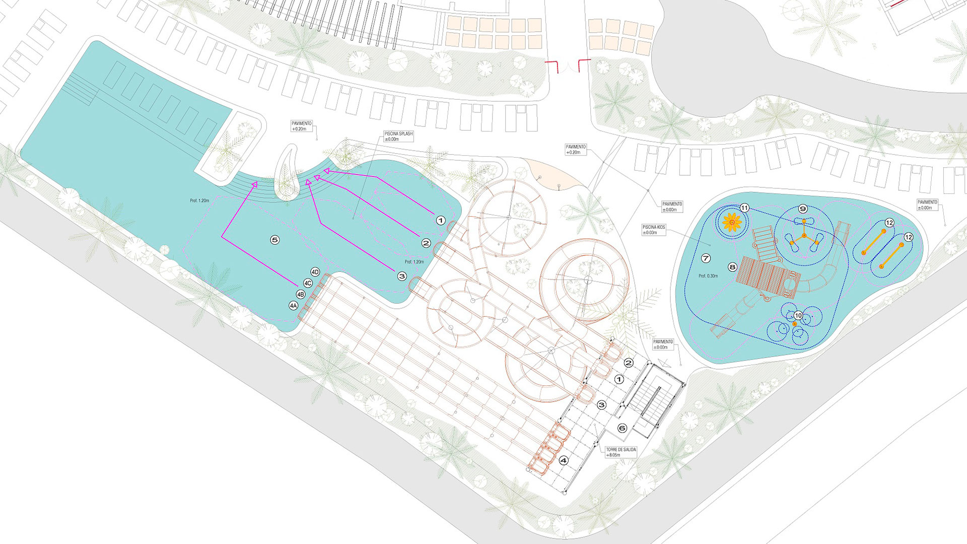 Parc aquatique pour Dreams Punta Cana Resort & Spa
