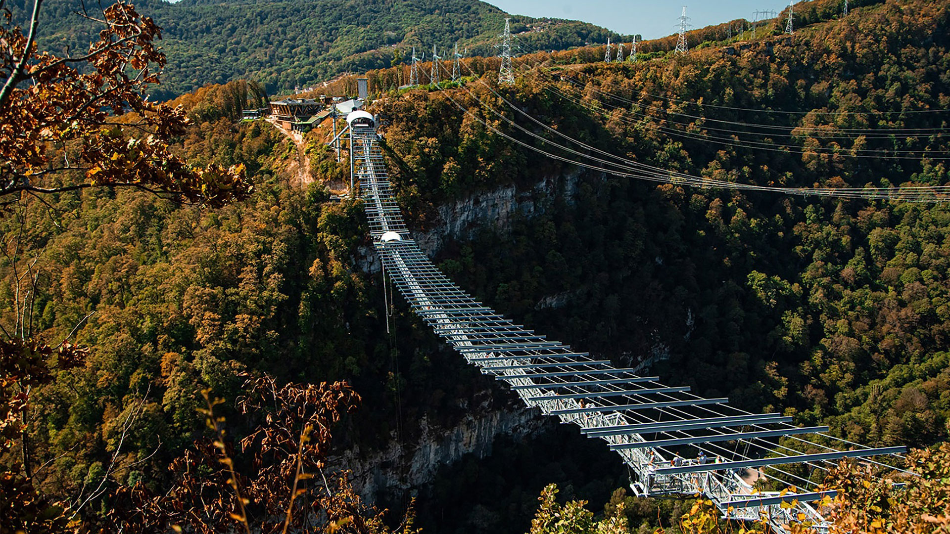 Le plus long pont piétonnier de Russie à Sochi