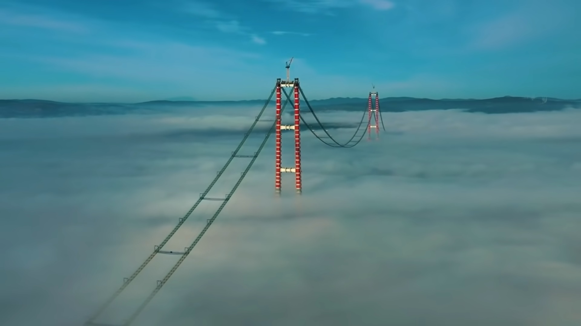 Conception et construction du plus long pont suspendu du monde, Turquie