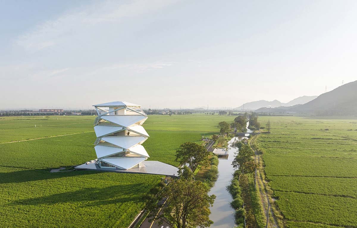 Architecture singulière : La lanterne dans la rizière, Chine