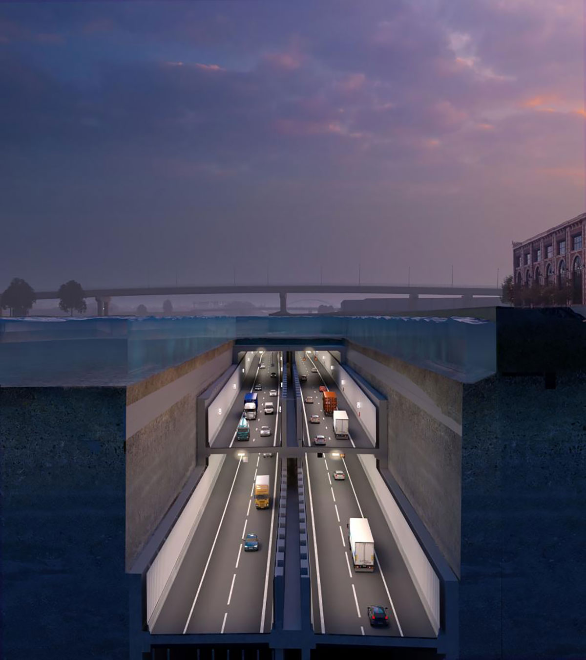 Ingénierie : Tunnel sous l’Escaut, Anvers, Belgique (+VIDEO)