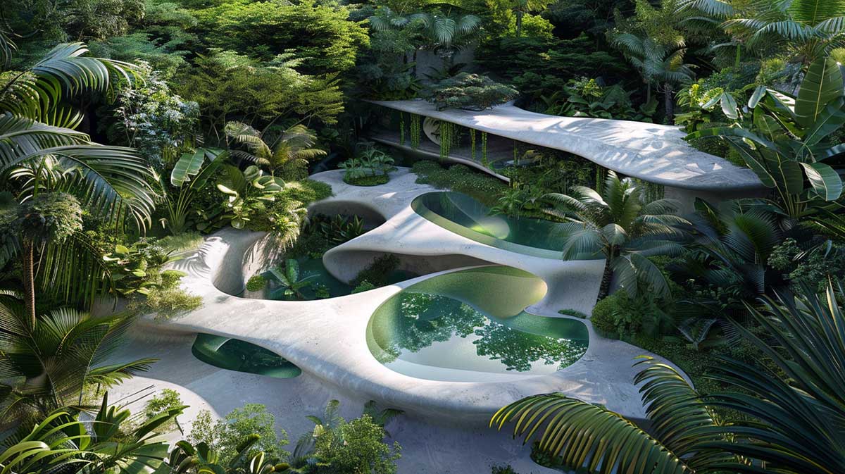 Design et architecture : un paradis terrestre tropical