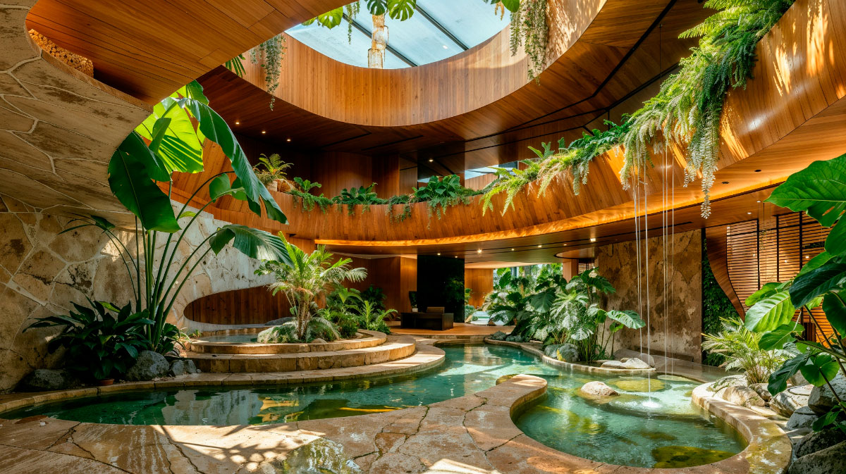 Une luxueuse oasis thermale