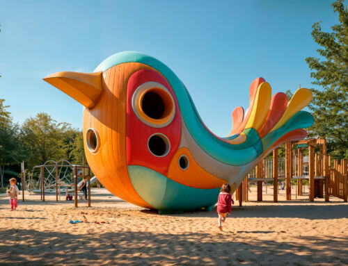 Structures de jeu vintage pour les enfants