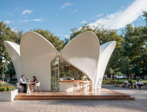 Un kiosque à cinq pétales