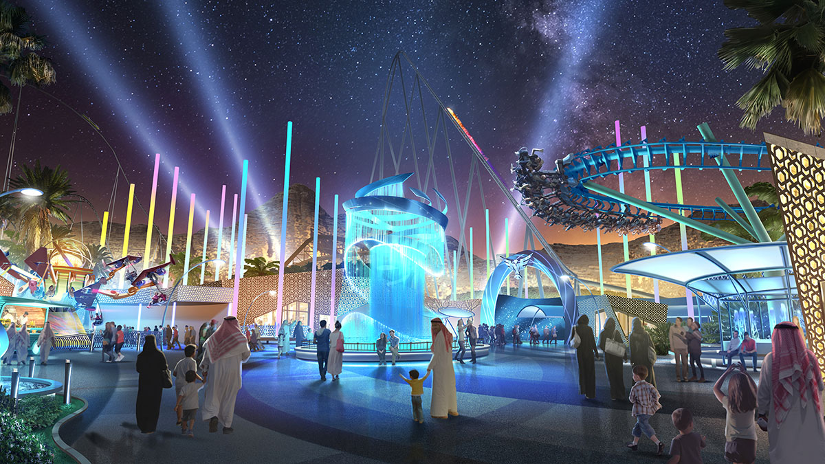 Amusement Logic à Six Flags Qiddiya : un grand projet de thématisation