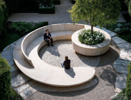 Refuge et convivialité, mobilier urbain pour la communauté
