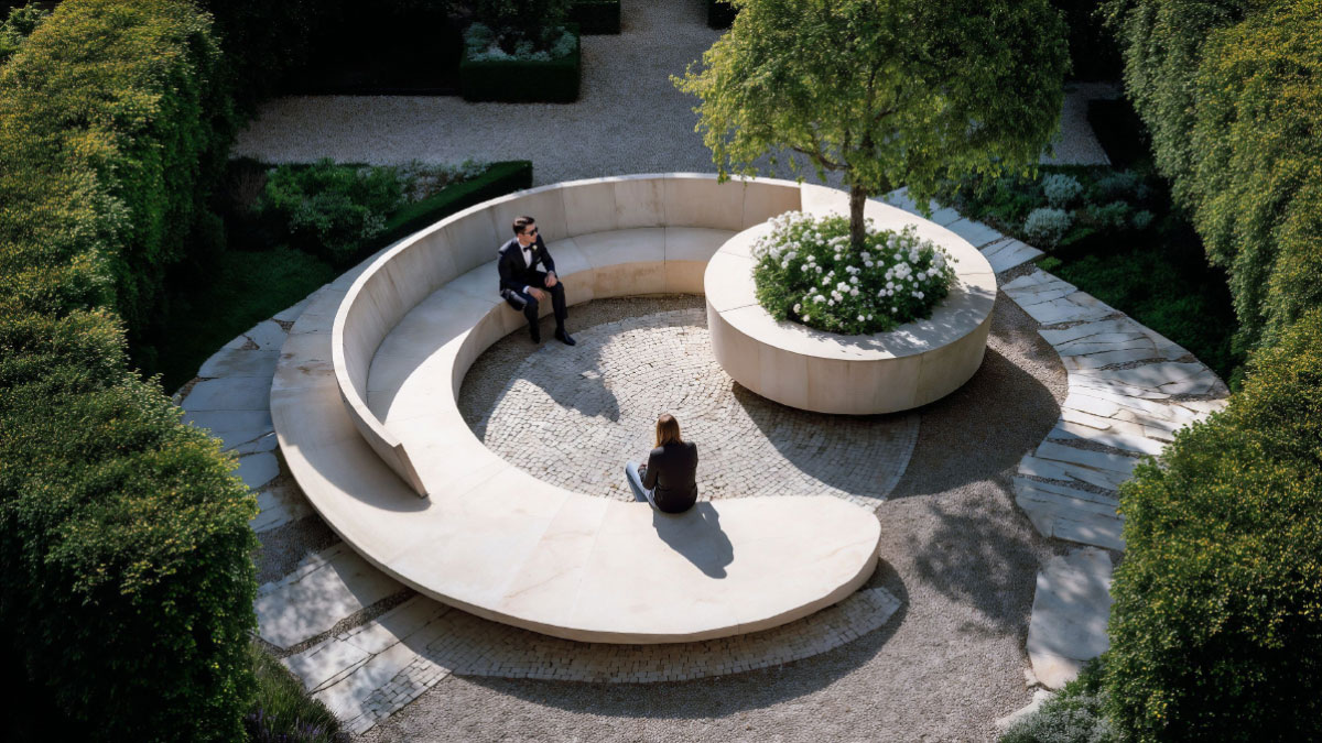 Refuge et convivialité, mobilier urbain pour la communauté