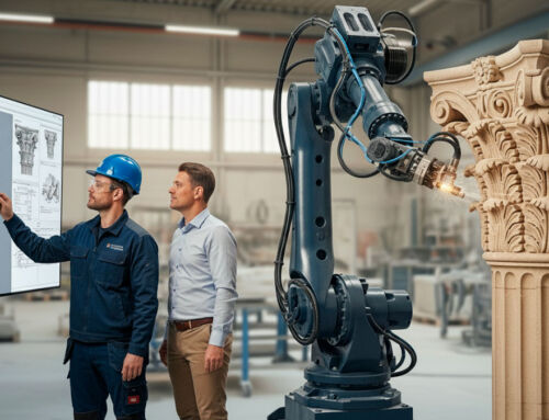 Le ciseau du XXIe siècle : le bras robotisé dans l’architecture