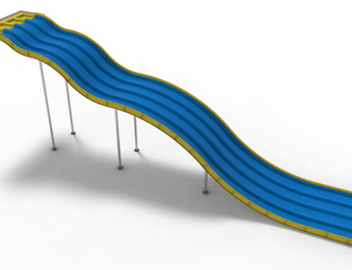 Pistes souples préfabriquées : innovation dans les attractions des parcs aquatiques