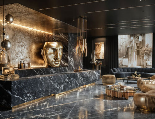 Un intérieur aux contrastes spectaculaires