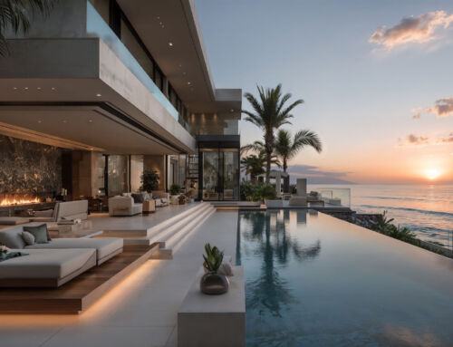 L&rsquo;architecture disparaît et seul l&rsquo;essentiel subsiste : l&rsquo;horizon, la lumière, la mer…