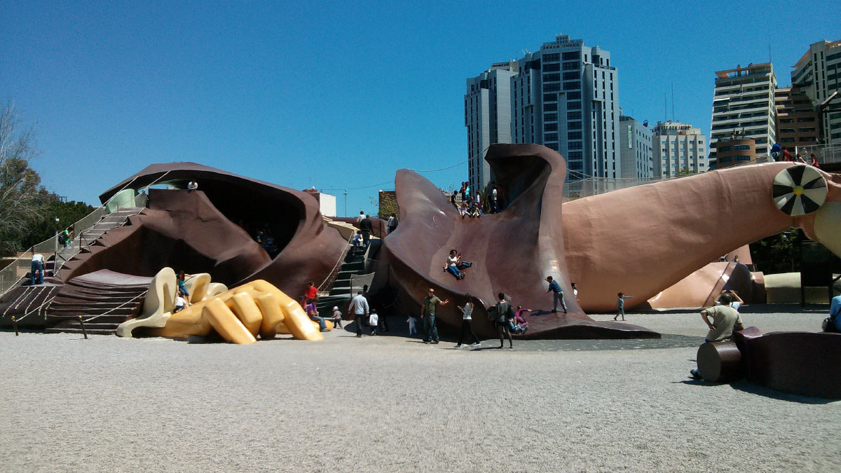 Le parc Gulliver à Valence, Espagne