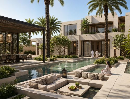 Tradition et modernité dans les patios intérieurs du Moyen-Orient
